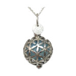 Pendiente de flor de la vida